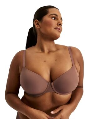 Knix FreeFlex Demi Bra 34E Brown